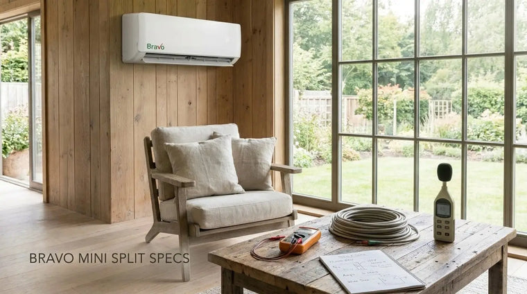 Bravo Mini Split Review: 12000 BTU Amp Draw and Noise Test Results