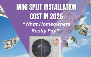 Mini split installation cost – professional indoor unit install