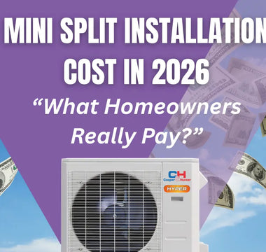 Mini split installation cost – professional indoor unit install