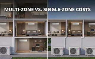 Multi Zone Mini Split Setup Costs: 1 Condenser vs 3 Single Units