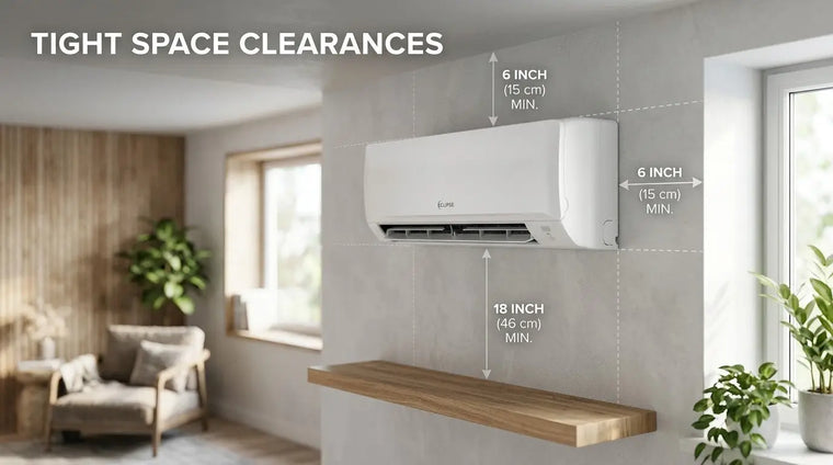 Small Mini Split Dimensions: Exact Wall Clearances for Tight Spaces