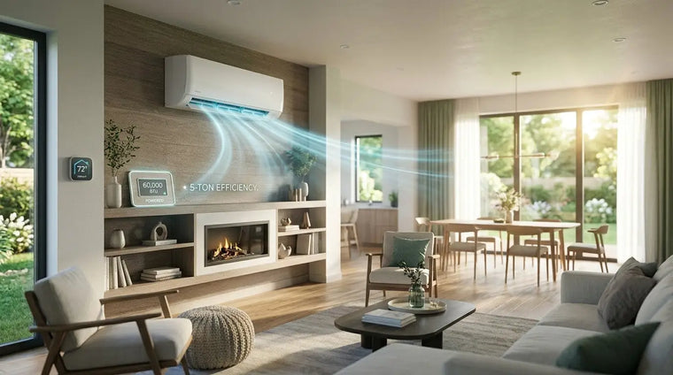 The 60,000 BTU Reality Check: Installing a 5-Ton Mini Split in a 2,500 Sq Ft Home