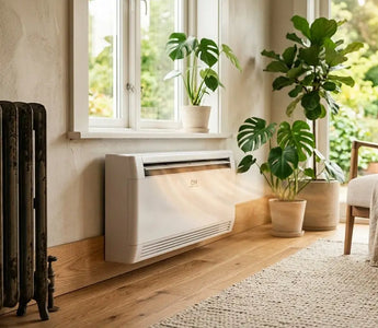 Why Low-Profile Floor Console Heat Pumps Beat Radiators for Autumn Heating