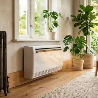 Why Low-Profile Floor Console Heat Pumps Beat Radiators for Autumn Heating