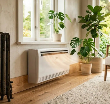 Why Low-Profile Floor Console Heat Pumps Beat Radiators for Autumn Heating