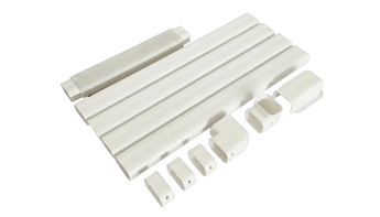 White Armbridge 13FT PVC line set cover kit with plastic connectors
