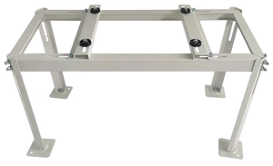 ARMBRIDGE Heavy-Duty Mini Split Ground Stand, Zinc-Coated Brackets for 9,000–60,000 BTU Units Weatherproof Design, 330+ lbs Capacity