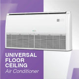 Bravo 30,000 BTU 2-Zone 12k+24k Universal Floor & Ceiling Console, 230V, R32 - Non-Ducted Mini Split Air Conditioner...