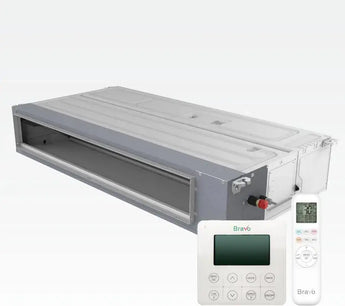 Bravo 30,000 BTU 3-Zone 12k+12k+18k Concealed Duct, 230V, R32 - Ducted Mini Split Air Conditioner Heat Pump