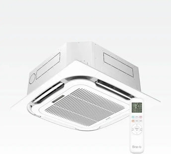 Bravo 30,000 BTU 4-Zone 9k+9k+9k+9k Ceiling Cassette, 230V, R32 - Ductless Mini Split Air Conditioner Heat Pump