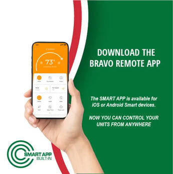 Bravo 36,000 BTU Single Zone Multi Position Air Handler, 230V, R32 - Ductless Mini Split Heat Pump