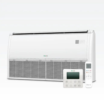 Bravo 42,000 BTU 4-Zone 9k+9k+9k+24k Universal Floor & Ceiling Console, 230V, R32 - Non-Ducted Mini Split Air...