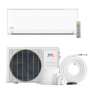 White Cooper & Hunter 12000 BTU Ductless Single Zone Mini Split Air Conditioner with R454B refrigerant 115V SEER 23.1 Inve...