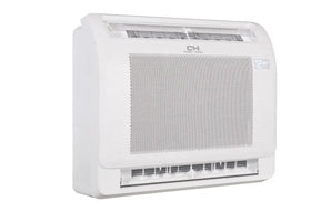 White Cooper & Hunter mini floor console AC with grille and display