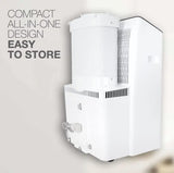 Cooper & Hunter 14000 BTU Ductless Single Zone Mini Split Portable AC Installation Kit with R410A refrigerant 115V