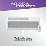 White Remote Control Cooper & Hunter 15000 BTU Ductless Single Zone Mini Split PTAC Air Conditioner with R32 refrigerant 2...