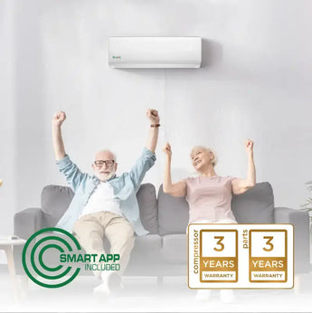 Bravo 18000 BTU Ductless Single Zone Mini Split Installation Kit with R32 refrigerant 230V SEER 18.0 Inverter