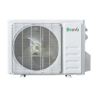 White Bravo 18000 BTU Ductless Single Zone Indoor Unit Mini Split Air Conditioner with R32 refrigerant 230V SEER 18.0 Inve...