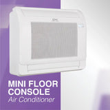 White Cooper & Hunter 18000 BTU Ductless Mini Split Mini Floor Consoles with Remote Control with R454B refrigerant 230V SE...