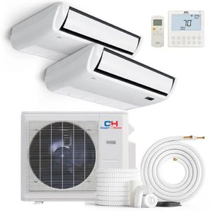 Cooper & Hunter 36000 BTU Ductless Mini Split Universal Floor/Ceiling Air Conditioner with R454B refrigerant 230V SEER 24....