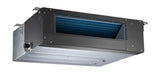 Cooper & Hunter 24k BTU slim duct R-410A AC with black silver design and blue coil