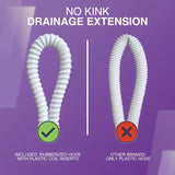Drainage extension comparison for Cooper & Hunter Tri Zone Ductless Ceiling Cassettes