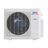 White Cooper & Hunter tri zone ductless ceiling cassette mini split AC unit