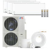 Cooper & Hunter 48000 BTU Ductless Mini Split Air Conditioner with R410A refrigerant 230V SEER 23.4 Inverter