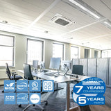 Cooper & Hunter 36000 BTU Ductless Single Zone Mini Split Ceiling Cassette Smart WiFi Control with R454B refrigerant 230V ...