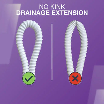 Flexible drainage extension comparison for Cooper & Hunter Olivia Series mini split AC
