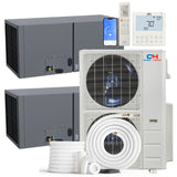 Cooper & Hunter 48000 BTU Ductless Mini Split Multi-Position Air Handler Air Conditioner with R454B refrigerant 230V SEER 24 Inverter