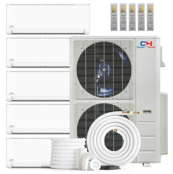 Cooper & Hunter 48000 BTU Ductless Mini Split Air Conditioner with R410A refrigerant 230V SEER 22.4 Inverter