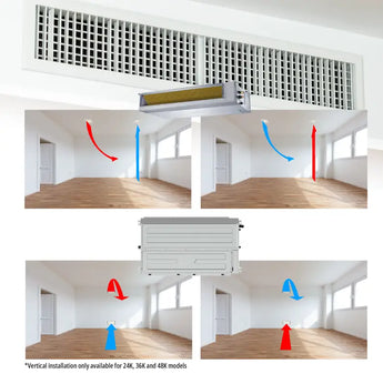 Indoor Unit Cooper & Hunter 60000 BTU Ductless Mini Split Multi-Zone Air Conditioner with R454B refrigerant 230V SEER 22.0...