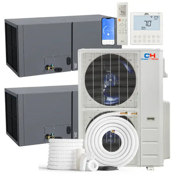 Cooper & Hunter 60000 BTU Ductless Mini Split Multi-Position Air Handler Air Conditioner with R454B refrigerant 230V SEER 22 Inverter