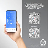 Download Cooper & Hunter Remote App Smart Kit Built In Cooper & Hunter 60000 BTU Ductless Mini Split with R454B refrigerant 230V SEER 22 Inverter