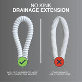 No-kink rubberized drainage extension hose included with Cooper&Hunter One-Way Cassette R454B mini split