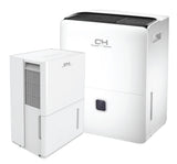Cooper & Hunter dehumidifier lineup — 60 pint and 50 pint models side by side