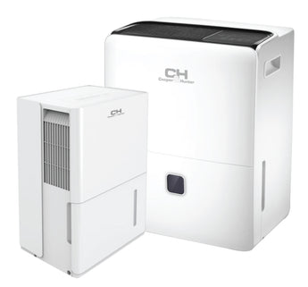 Cooper & Hunter dehumidifier lineup — 60 pint and 50 pint models side by side