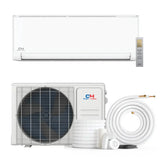 White Cooper & Hunter 9000 BTU Ductless Single Zone Mini Split Air Conditioner with R410A refrigerant 230V SEER 24.0 Inverter