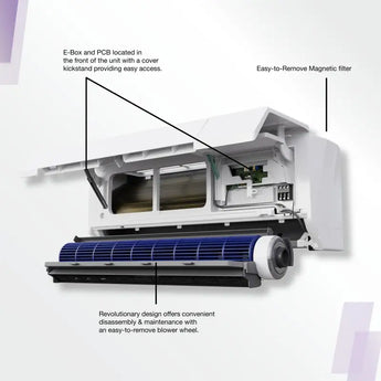 Cooper & Hunter Astoria 30,000 BTU Single Zone Wall Mount, 230V, R410A - Ductless Mini Split Air Conditioner Heat Pump