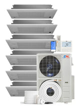 Cooper&Hunter 60000 BTU Ductless Mini Split One-Way Cassette Air Conditioner with R454B refrigerant 230V SEER 22.0 Inverter