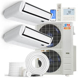 Cooper & Hunter Hyper Heat 55000 BTU Ductless Mini Split Universal Floor/Ceiling Air Conditioner with R454B refrigerant 230V SEER 22.2 Inverter