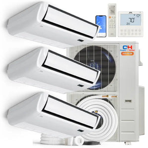 Cooper & Hunter Hyper Heat 55000 BTU Ductless Mini Split Universal Floor/Ceiling Air Conditioner with R454B refrigerant 230V SEER 22.2 Inverter