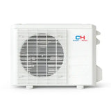 White cooper hunter mia 9000 btu wall mount ductless mini split ac outdoor unit best buy air conditioner