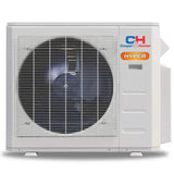 White cooper and hunter olivia hyper 28000 btu 2-zone ductless mini split ac with circular fan grille best buy ac