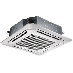 White Cooper & Hunter ceiling cassette AC with R410A, sleek design