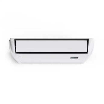 Sleek white Cooper & Hunter universal floor ceiling AC with black trim