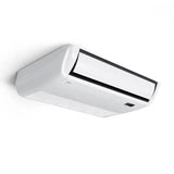 Sleek white Cooper & Hunter universal floor ceiling AC with black trim