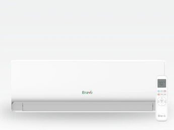 BRAVO 36,000 BTU Dual Zone 12000 + 24000 BTU Wall Mount Ductless Mini Split A/C and Heater with 16ft Installation Kits