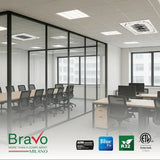 Installation Kit Bravo 42000 BTU Ductless Mini Split Ceiling Cassette Air Conditioner with R32 refrigerant 230V SEER 24.0 ...